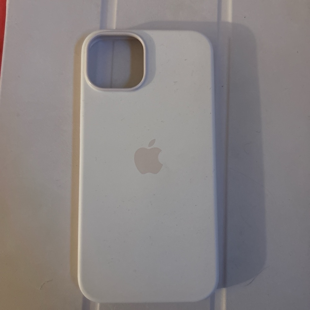 Apple White Silicone Phone Case
